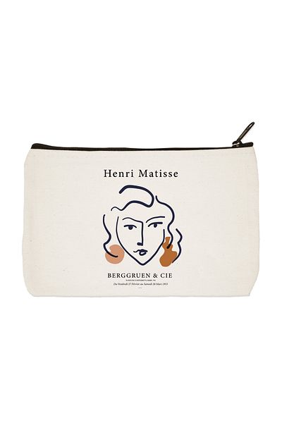 designedfy Henri Matisse Printed υφασμάτινη τσάντα μακιγιάζ, θήκη για στυλό, τσάντα χειρός