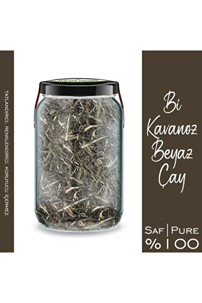 Zencefil Organik 2 Glass Jar Additive-Free Products - Bi Jar Pure White and Oolong Tea, 660 cc