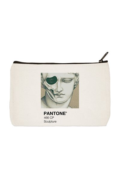 designedfy Έντυπη υφασμάτινη τσάντα μακιγιάζ Pantone, θήκη για στυλό, τσάντα χειρός