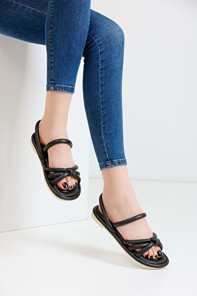 Devida Γυναικεία Σανδάλια Ευέλικτη Σόλα Μαύρα