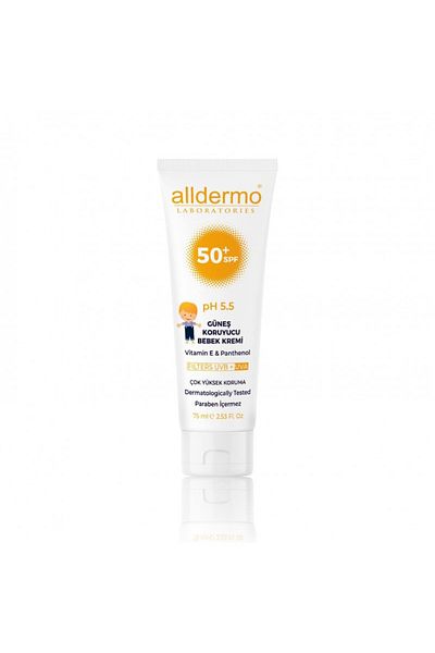 Alldermo Sunscreen Baby Cream SPF 50+ 75 ml