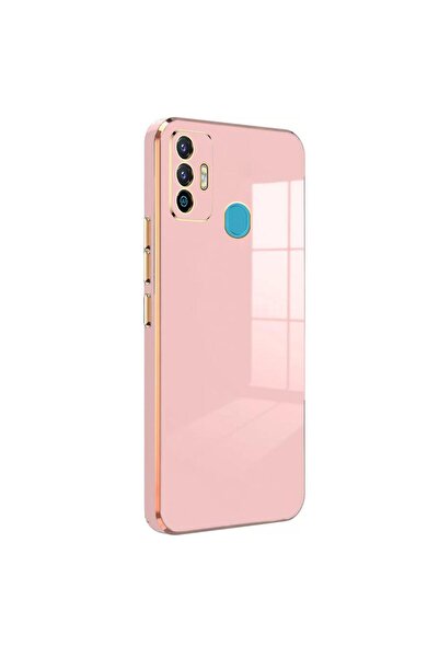 Microsonic Tecno Spark 7T Kılıf Olive Plated Pembe