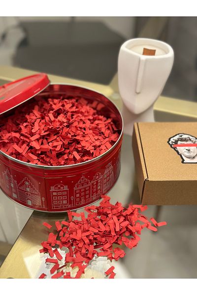 Amber Stüdyo Paper Filling Material 100 grams Red