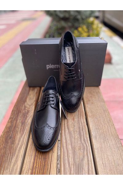 Pierre Cardin 63576 Черни мъжки класически обувки
