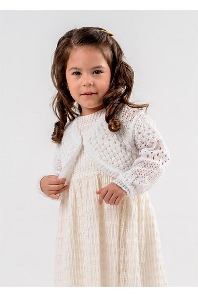 Minora Girl's Thin Knitwear Bone Bolero