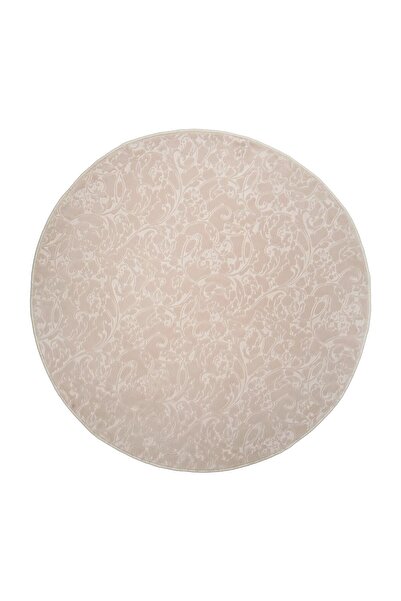 Dijidekor Elit Mink Στρογγυλό χαλί Αντιολισθητικό Πλένεται Αντιβακτηριδιακό Αντιστατικό 140X140