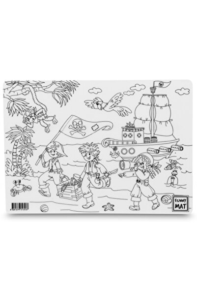 Akademi Çocuk - Funny Mat FUNNY MAT - Korsan 25x35cm
