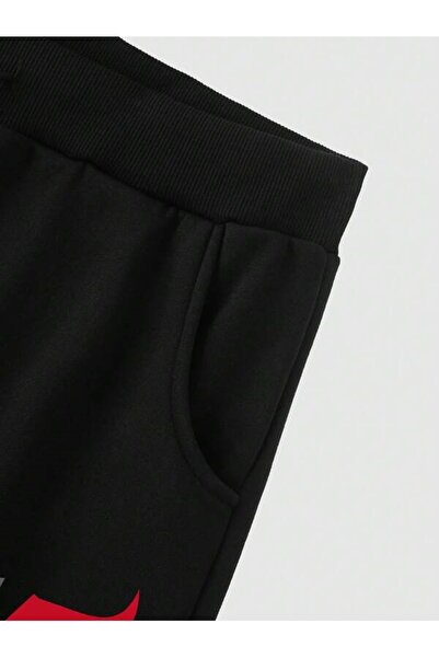 MOONBULL Σετ ανδρικής φόρμας με κουκούλα Bull printed