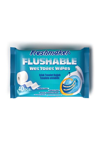 Freshmaker Wet Hygienic Naturally Soluble Toilet Paper