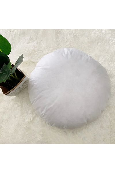 Elyaf Sepeti Round Throw Pillow Plump Inner Pillow Antiallergic Fiber Seat Pillow
