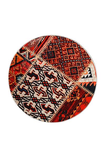 Dijidekor K1300 Covor rotund digital fără franjuri Mochetă lavabilă anti-alun...