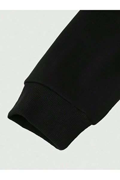 MOONBULL Unisex Σετ αθλητικής φόρμας με στάμπα με κουκούλα χαμόγελο