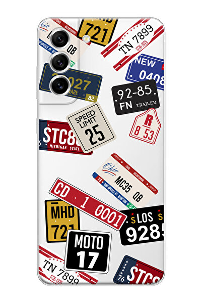 shoptocase Galaxy S22 Compatible Transparent Tickets Design Phone Case