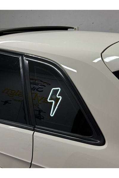 3dbaydesign Car Interior Neon LED Light Decor FLAMMER (12 Volt Suction Cup WHITE)