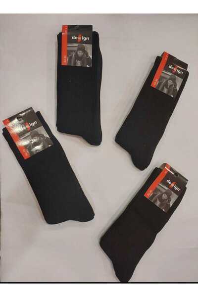 Design Socks Design Men's Towel Socks 4-Pack