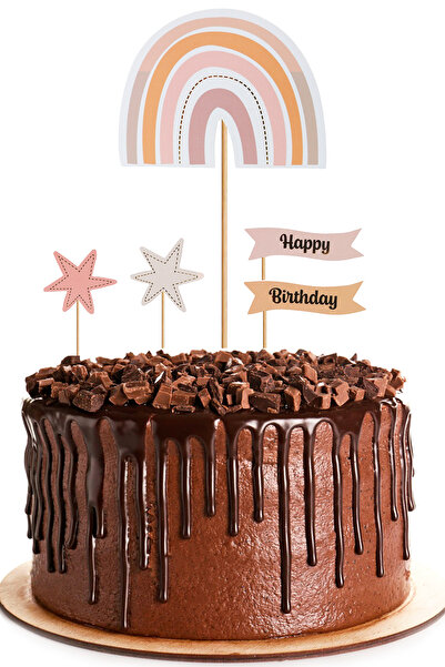 Yusuf Dirik YD Party Supplies علكة كيك بوهيميا 5 قطع