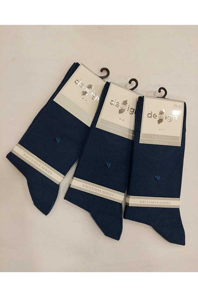 Design Socks DESIGN MEN'S COTTON COTTON SOCKS 3-PACK