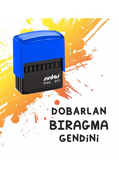 BENİMSER REKLAM دوبارلان إسقاط تصميم خاص ذاتي ختم أسود