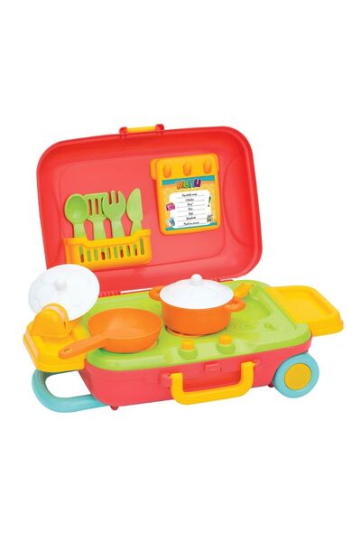 Apexma Candy Ken Oyuncak Mutfak Bavul Seti 15 Parça