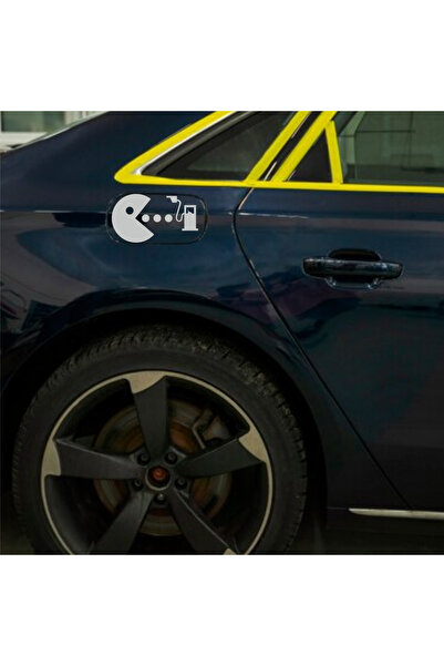 Pacman Sticker, Benzinlik Kapağı Sticker, Araba Sticker