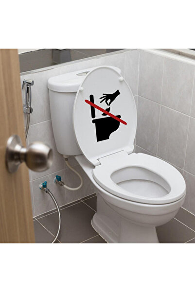 SbtStore Klozet Sticker, Tuvalet Sticler, Klozet Kapağı Sticker