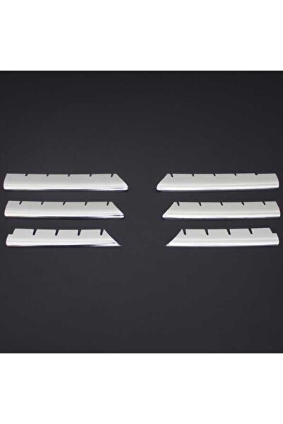 CarEste RENAULT MEGANE-2 2004-2006 MODEL ARASI KROM ÖN PANJUR 6 PARÇA PASLANM...