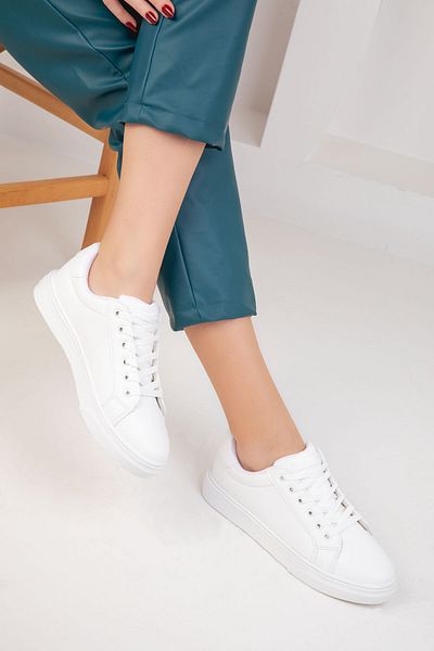 SOHO Weiße Damen Sneakers 14395