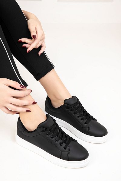 SOHO Schwarze Damen Sneakers 14395