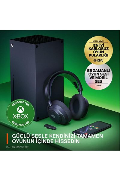 SteelSeries سماعة رأس لاسلكية لوحدة التحكم Xbox من Arctis Nova 7x