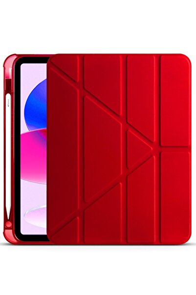 piblue Apple iPad Mini 6 8.3 inç 2021 Uyumlu  Kılıf Kalem Bölmeli Farklı Stan...