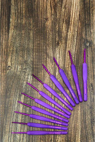 Yabalı Lilac 5.5 mm Soft Handle Wool Crochet