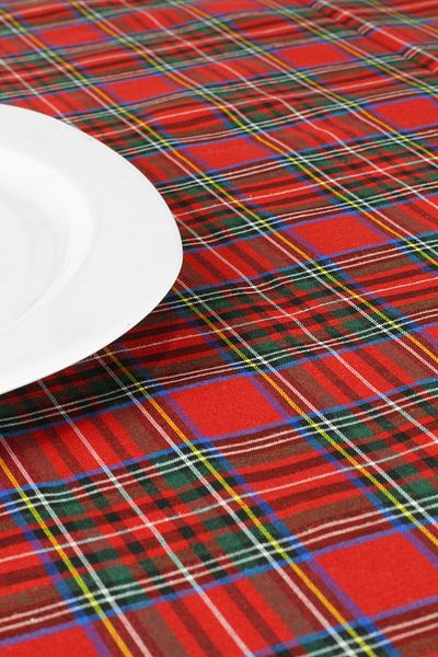 BELMODMODA Christmas Scottish Plaid Woven Patterned Fabric Width 170cm