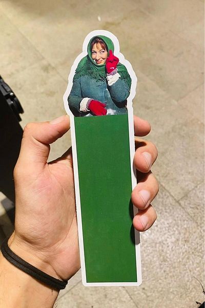 Namgo Set de cărți cadou cu tăiere specială „Pink Green” din cartierul Paradise