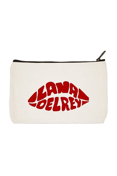 designedfy Lana Del Rey Printed Cloth Makeup Bag Pen Holder Handbag