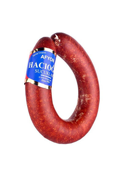 Afyon Hacıoğlu Sucukları Afyon Kangal Dana Sucuk 500 Gram