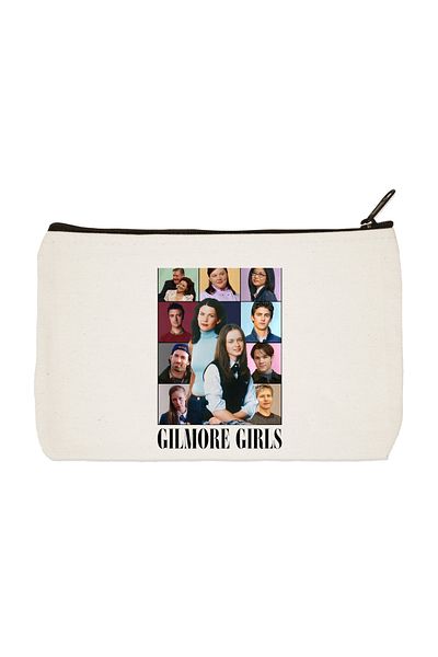 designedfy Gilmore Girls 2 εμπριμέ υφασμάτινη τσάντα μακιγιάζ Τσάντα χειρός
