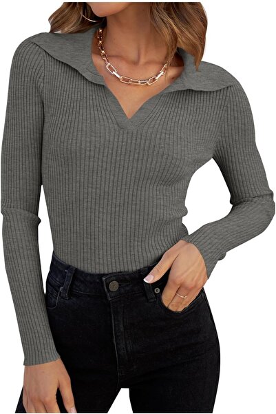 youknitwear you سترة تريكو بياقة بولو بيني