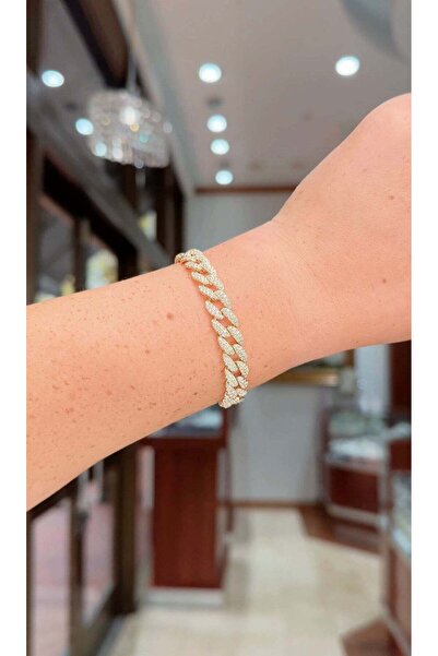 Crystal Diamond Zirconia cdz türkiye garantili sertifikalı 8 karat princess bileklik