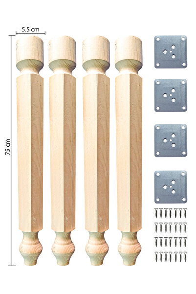 turanahşap Masa ayağı - Ahşap Masa Ayağı - Mutfak Masa Ayağı - Çalışma Masa A...