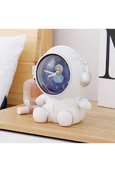 hediyeconcepti Ρολόι κινουμένων σχεδίων Astronaut & Piggy Bank Δημιουργική Παιδική Μικρή Διακόσμηση Ρολογιού