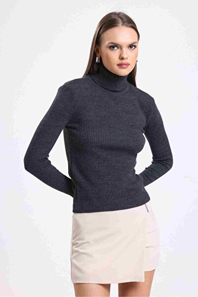 Jose Clothing Premium Collection Turtleneck Extra Soft Texture Basic Knitwear Sweater