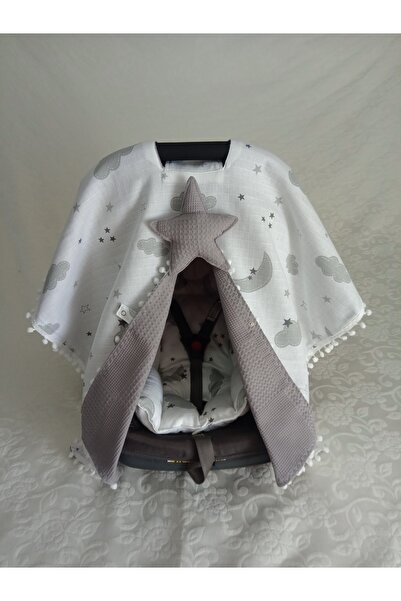 Wenaris ÇİFT TARAFLI PANÇO Puset örtüsü ve Puset minderi