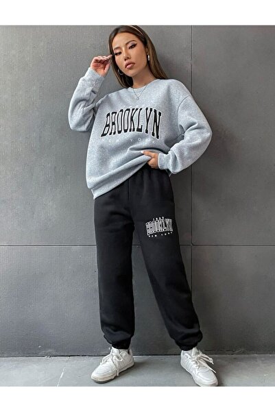 HIRSCH بدلة رياضية مطبوعة من بروكلين للسيدات