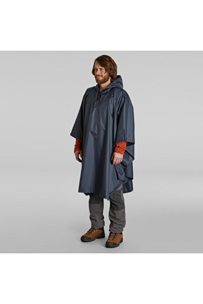 Decathlon Forclaz Yetişkin Panço - Mavi - Trek100