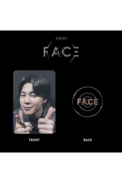 Kpop Dünyasi BTS Jiimin '' Face'' Album Photocards Set
