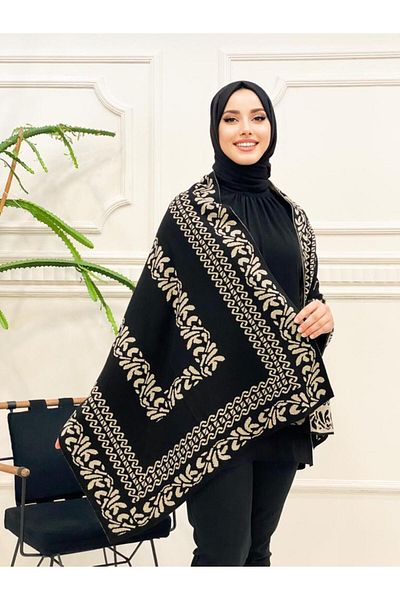 Kayaka triko women's double-sided usable shoulder shawl