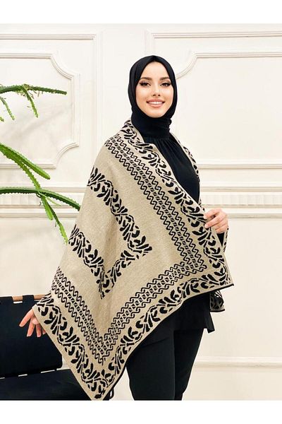 Kayaka triko women's double-sided usable shoulder shawl