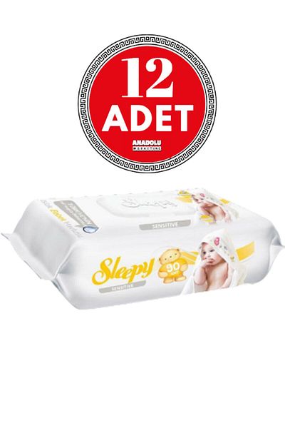 Sleepy 90 x 12 Pieces Sensitive Wet Wipes