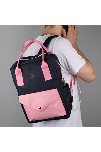 My Valice Smart Bag Post Usb Şarj Girişli Laptop Bölmeli Notebook Sırt Çantas...