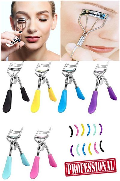 Dahaus Luxury Neon Crystal Eyelash Curler 3 Times Stronger Full Lash Curler Eyelash Curling Scissors XLKK51